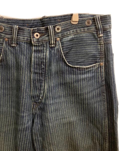 RRL（ダブルアールエル）RRL (ダブルアールエル) Vintage 5-Pocket Jacquard Denim Jeans インディゴ サイズ:W32×L30の古着・服飾アイテム