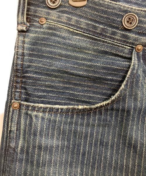 RRL（ダブルアールエル）RRL (ダブルアールエル) Vintage 5-Pocket Jacquard Denim Jeans インディゴ サイズ:W32×L30の古着・服飾アイテム