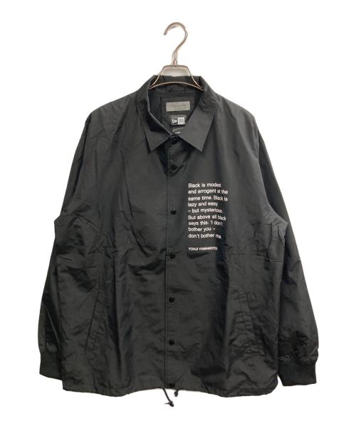 New Era（ニューエラ）New Era (ニューエラ) YOHJI YAMAMOTO (ヨウジヤマモト) 23SS ダリア コーチジャケット ブラック サイズ:XL 未使用品の古着・服飾アイテム
