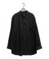 GROUND Y（グラウンドワイ）の古着「TR VIYELLA ONE SIDED COLLAR SHIRT」｜ブラック
