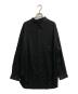 GROUND Y（グラウンドワイ）の古着「TR VIYELLA ONE SIDED COLLAR SHIRT」｜ブラック