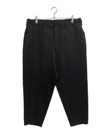 Y's for men（ワイズフォーメン）の古着「G-脇タックスーツパンツ」｜ブラック