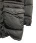 中古・古着 MONCLER (モンクレール) ダウンジャケット ブラック：40000円