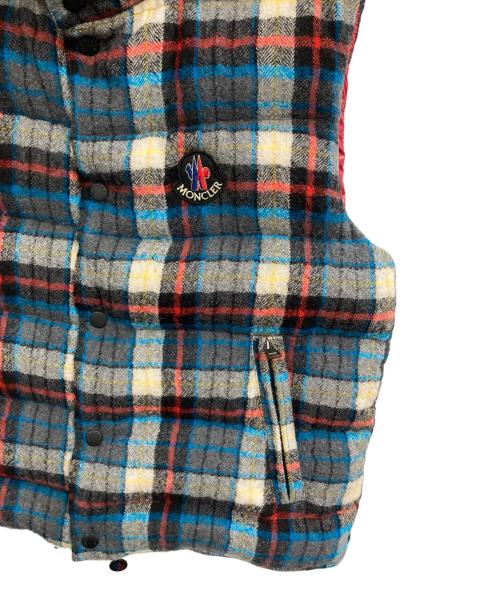 MONCLER（モンクレール）MONCLER (モンクレール) ダウンベスト マルチカラー サイズ:SIZE 1の古着・服飾アイテム