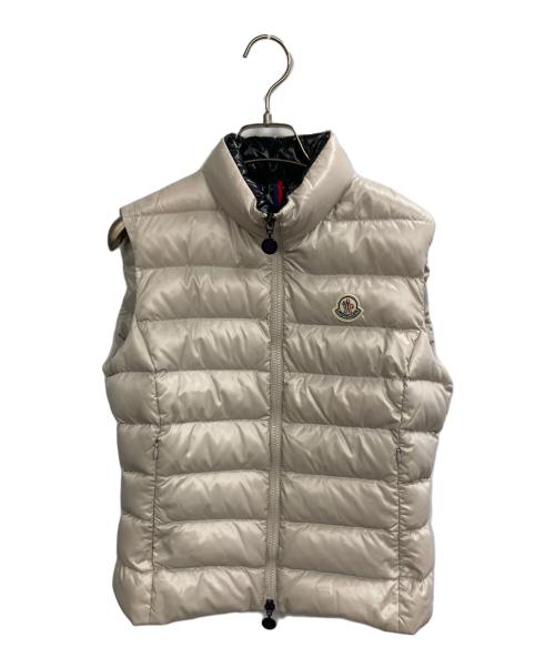 MONCLER（モンクレール）MONCLER (モンクレール) GHANY GILET(ガーニージレ) アイボリーの古着・服飾アイテム