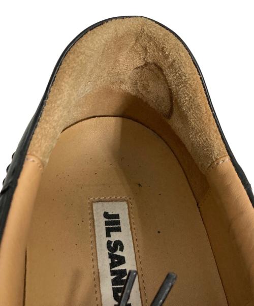 JIL SANDER（ジルサンダー）JIL SANDER (ジルサンダー) プラットフォームスニーカー ブラック サイズ:39の古着・服飾アイテム