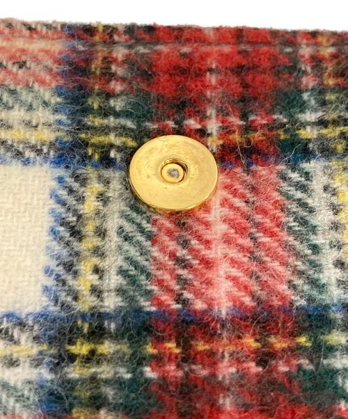 MIU MIU（ミュウミュウ）MIU MIU (ミュウミュウ) マドラスタータンチェックビジューショルダーバッグ マルチカラーの古着・服飾アイテム
