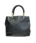 CHANEL（シャネル）の古着「キャビアスキンココマークトートバッグ」｜ブラック