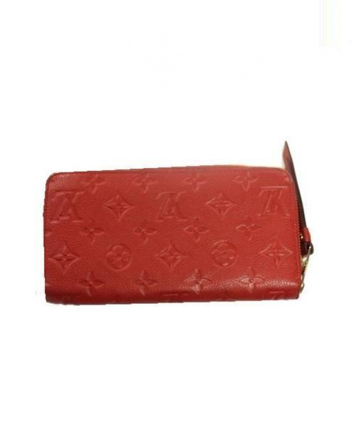 LOUIS VUITTON（ルイ ヴィトン）LOUIS VUITTON (ルイヴィトン) ジッピーウォレット レッド サイズ:- モノグラム・アンプラント M41858 SP3154 ジッピーウォレットの古着・服飾アイテム