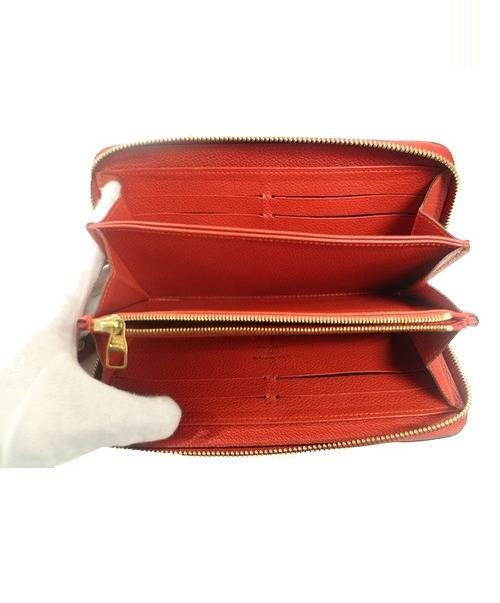 LOUIS VUITTON（ルイ ヴィトン）LOUIS VUITTON (ルイヴィトン) ジッピーウォレット レッド サイズ:- モノグラム・アンプラント M41858 SP3154 ジッピーウォレットの古着・服飾アイテム