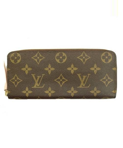 LOUIS VUITTON（ルイ ヴィトン）LOUIS VUITTON (ルイヴィトン) ポルトフォイユ・クレマンス ローズ ブラウン サイズ:- モノグラム M61298 CA2126 ポルトフォイユ・クレマンス ローズの古着・服飾アイテム
