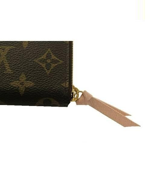 LOUIS VUITTON（ルイ ヴィトン）LOUIS VUITTON (ルイヴィトン) ポルトフォイユ・クレマンス ローズ ブラウン サイズ:- モノグラム M61298 CA2126 ポルトフォイユ・クレマンス ローズの古着・服飾アイテム