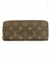 LOUIS VUITTON（ルイヴィトン）の古着「ポルトフォイユ・クレマンス ローズ」｜ブラウン