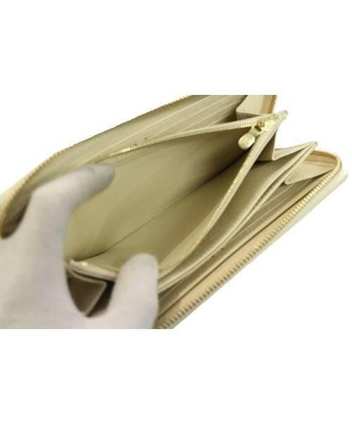 LOUIS VUITTON（ルイ ヴィトン）LOUIS VUITTON (ルイヴィトン) ジッピーウォレット ベージュ サイズ:- ダミエ・アズール N60019 GT1158 18年製造の古着・服飾アイテム