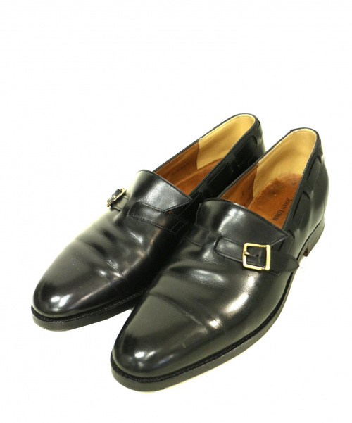 JOHN LOBB（ジョンロブ）JOHN LOBB (ジョン ロブ) シングルストラップシューズ ブラック サイズ:8EE DICKの古着・服飾アイテム