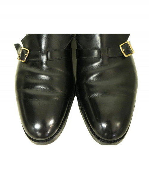 JOHN LOBB（ジョンロブ）JOHN LOBB (ジョン ロブ) シングルストラップシューズ ブラック サイズ:8EE DICKの古着・服飾アイテム