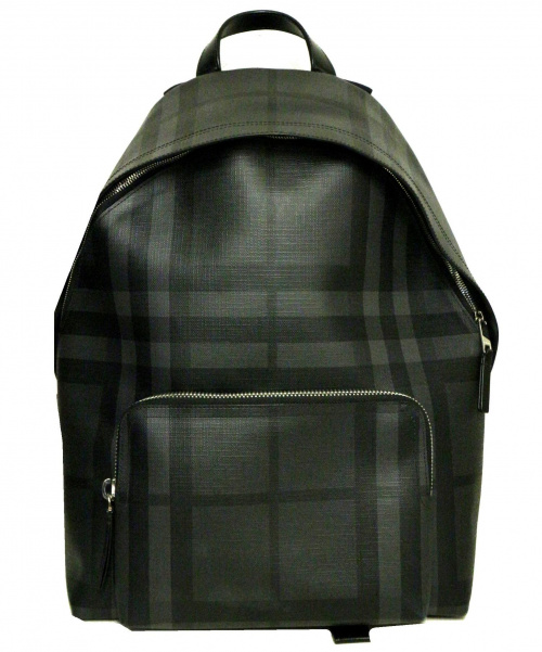 BURBERRY（バーバリー）BURBERRY (バーバリー) ロンドンチェックバックパック ブラック サイズ:下記参照 ABBEYDALEの古着・服飾アイテム