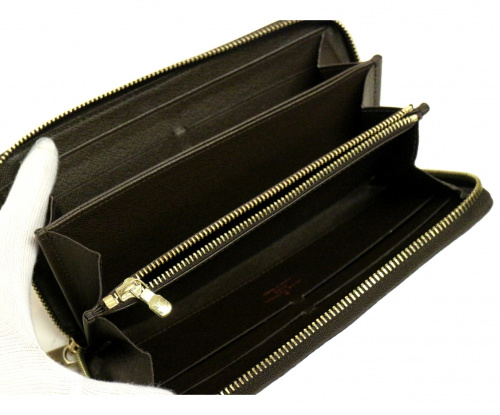 LOUIS VUITTON（ルイ ヴィトン）LOUIS VUITTON (ルイヴィトン) ジッピー・ウォレット ブラウン サイズ:- ダミエ M60015 GI2115の古着・服飾アイテム