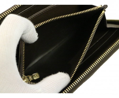 LOUIS VUITTON（ルイ ヴィトン）LOUIS VUITTON (ルイヴィトン) ジッピー・ウォレット ブラウン サイズ:- ダミエ M60015 GI2115の古着・服飾アイテム