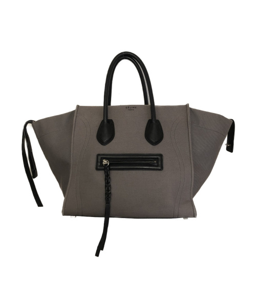 CELINE（セリーヌ）CELINE (セリーヌ) トートバッグ グレー F・LA1186  ラゲージファントムの古着・服飾アイテム