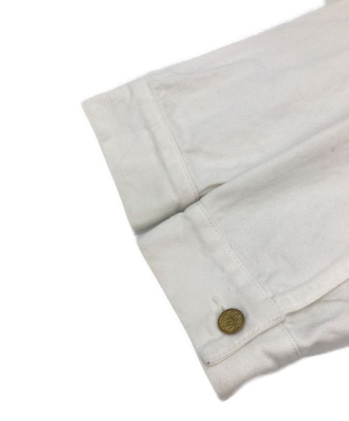 NEIGHBORHOOD（ネイバーフッド）NEIGHBORHOOD (ネイバーフッド) デニムジャケット ホワイト サイズ:Lの古着・服飾アイテム