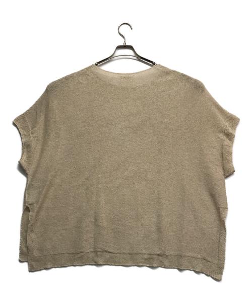 MOGA（モガ）MOGA (モガ) TSUMUGIニットトップス ベージュ サイズ:2の古着・服飾アイテム