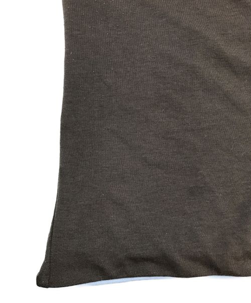 Needles（ニードルズ）Needles (ニードルズ) センターロゴTシャツ ブラウン サイズ:Sの古着・服飾アイテム