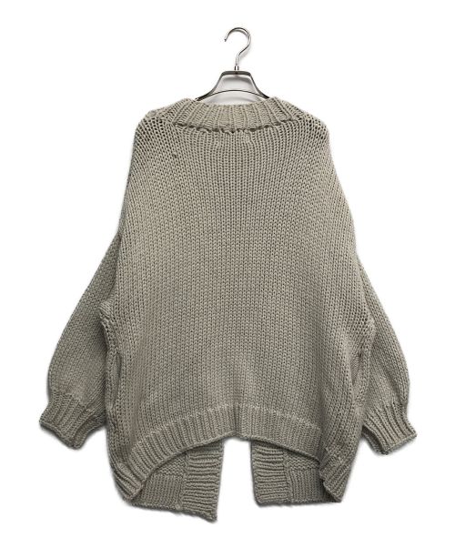 ETRE TOKYO（エトレトウキョウ）ETRE TOKYO (エトレトウキョウ) ハンドメイドニットカーディガン グレー サイズ:Fの古着・服飾アイテム