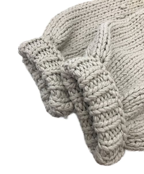 ETRE TOKYO（エトレトウキョウ）ETRE TOKYO (エトレトウキョウ) ハンドメイドニットカーディガン グレー サイズ:Fの古着・服飾アイテム