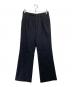 LAD MUSICIAN（ラッドミュージシャン）の古着「WOOL DARK GUN CLUB 2TUCK SLIM FLARE/ウール2タックスリムフレアパンツ」｜ブラック