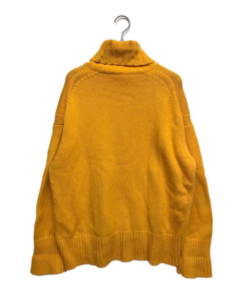 GALERIE VIE（ギャルリーヴィー）GALERIE VIE (ギャルリーヴィー) ファインウール ハイネックプルオーバー イエロー サイズ:Sの古着・服飾アイテム