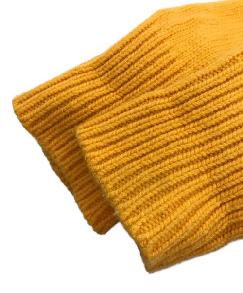 GALERIE VIE（ギャルリーヴィー）GALERIE VIE (ギャルリーヴィー) ファインウール ハイネックプルオーバー イエロー サイズ:Sの古着・服飾アイテム