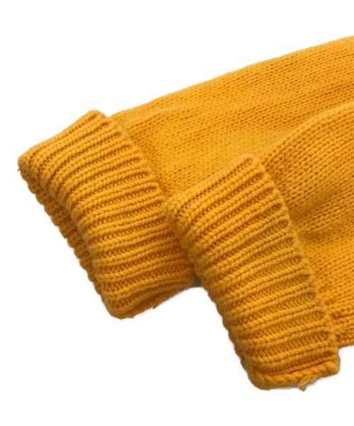 GALERIE VIE（ギャルリーヴィー）GALERIE VIE (ギャルリーヴィー) ファインウール ハイネックプルオーバー イエロー サイズ:Sの古着・服飾アイテム