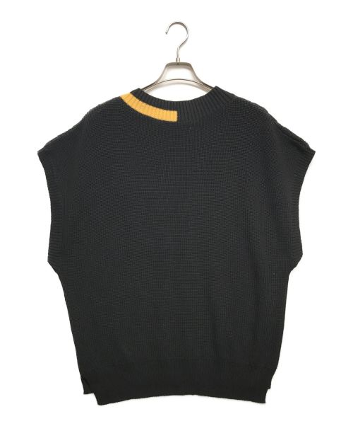 PUBLIC TOKYO（パブリックトウキョウ）PUBLIC TOKYO (パブリックトウキョウ) スタックラインニットベスト ブラック サイズ:FREEの古着・服飾アイテム