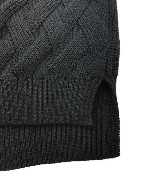 PUBLIC TOKYO（パブリックトウキョウ）PUBLIC TOKYO (パブリックトウキョウ) スタックラインニットベスト ブラック サイズ:FREEの古着・服飾アイテム