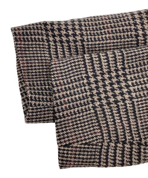 lownn（ローン）lownn (ローン) チェックウールオーバーコート グレー サイズ:48の古着・服飾アイテム