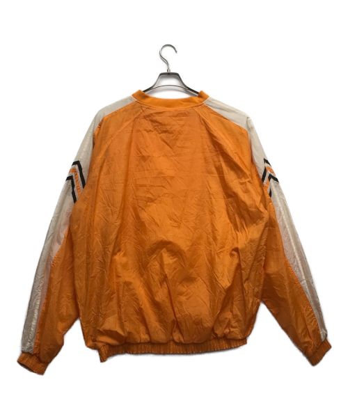 adidas（アディダス）adidas (アディダス) ナイロンプルオーバーパーカー オレンジ サイズ:XXLの古着・服飾アイテム