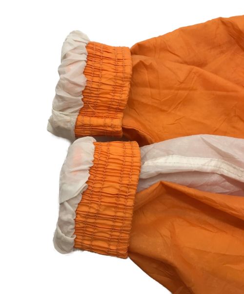 adidas（アディダス）adidas (アディダス) ナイロンプルオーバーパーカー オレンジ サイズ:XXLの古着・服飾アイテム