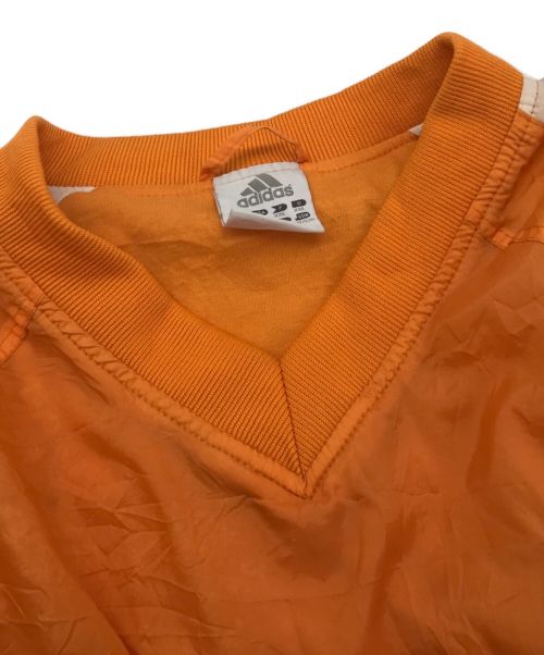 adidas（アディダス）adidas (アディダス) ナイロンプルオーバーパーカー オレンジ サイズ:XXLの古着・服飾アイテム