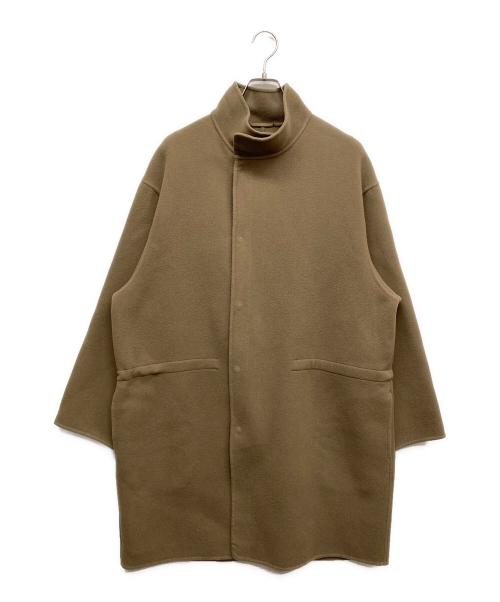 H BEAUTY&YOUTH（エイチ ビューティー&ユース）H BEAUTY&YOUTH (エイチ ビューティー&ユース) パイルメルトンスタンドカラーコート ブラウン サイズ:SMALLの古着・服飾アイテム
