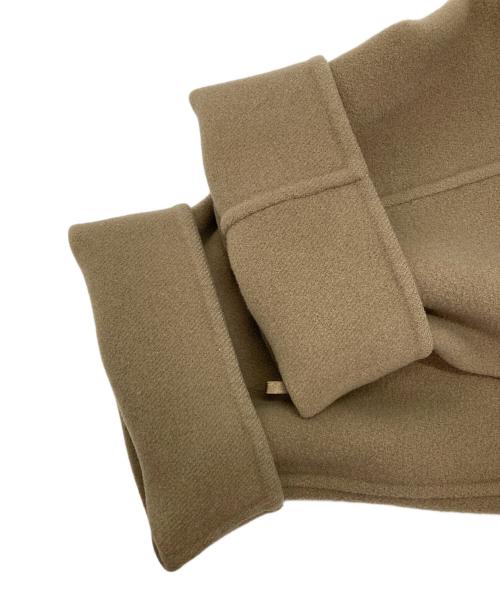 H BEAUTY&YOUTH（エイチ ビューティー&ユース）H BEAUTY&YOUTH (エイチ ビューティー&ユース) パイルメルトンスタンドカラーコート ブラウン サイズ:SMALLの古着・服飾アイテム