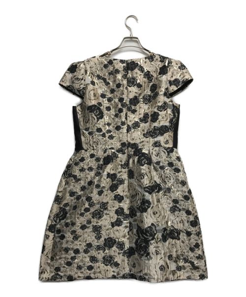 PAULE KA（ポールカ）PAULE KA (ポールカ) 総柄ノースリーブワンピース グレー サイズ:40の古着・服飾アイテム