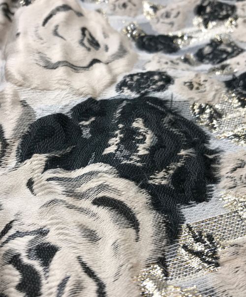 PAULE KA（ポールカ）PAULE KA (ポールカ) 総柄ノースリーブワンピース グレー サイズ:40の古着・服飾アイテム