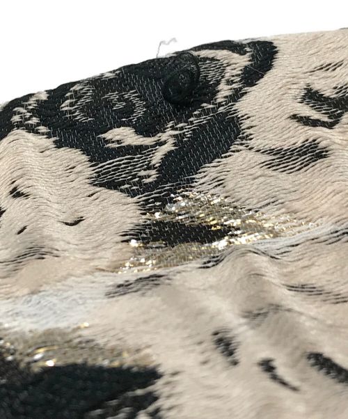 PAULE KA（ポールカ）PAULE KA (ポールカ) 総柄ノースリーブワンピース グレー サイズ:40の古着・服飾アイテム