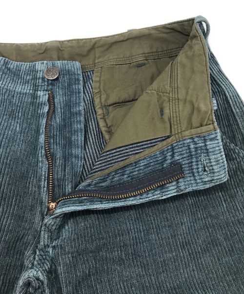 BROWN by 2-tacs（ブラウンバイツータックス）BROWN by 2-tacs (ブラウンバイツータックス) コーデュロイパンツ ブルー サイズ:Sの古着・服飾アイテム