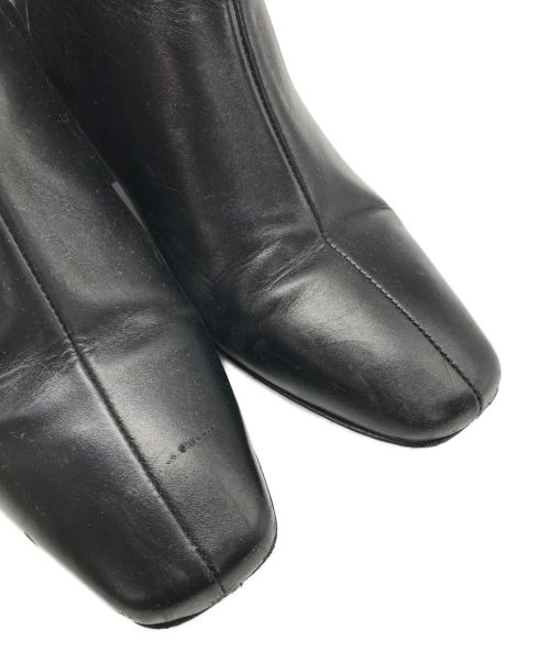 FLATTERED（フラッタード）Flattered (フラッタード) ヒールブーツ ブラック サイズ:38の古着・服飾アイテム