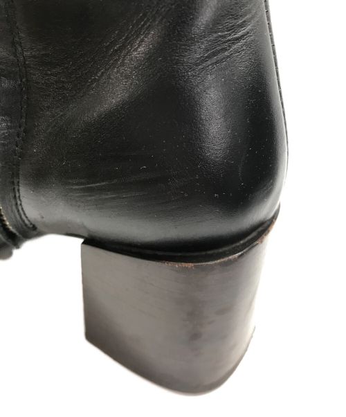 FLATTERED（フラッタード）Flattered (フラッタード) ヒールブーツ ブラック サイズ:38の古着・服飾アイテム