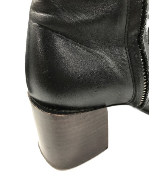 FLATTERED（フラッタード）Flattered (フラッタード) ヒールブーツ ブラック サイズ:38の古着・服飾アイテム