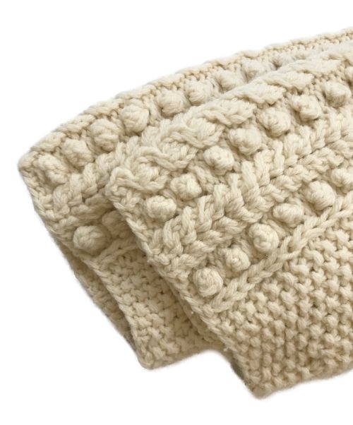 MACPHEE（マカフィー）MACPHEE (マカフィー) ハンドニットケーブル カーディガン アイボリー サイズ:Sの古着・服飾アイテム