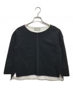 R-ISMリズム）の古着「ウールジャージーブラウス」｜ブラック